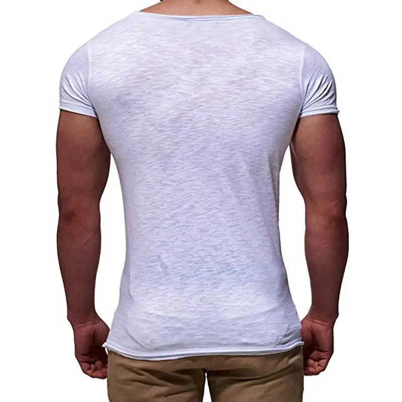 Slim Fit V-neck T-shirt - Slika 2