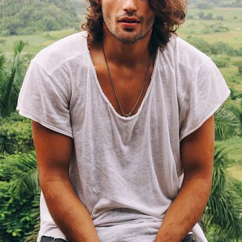 "Letnje pamučne majice sa okruglim izrezom"