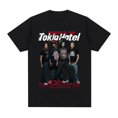 "Tokio Hotel T-shirt - Muzički dizajn za ljubitelje Rock benda"