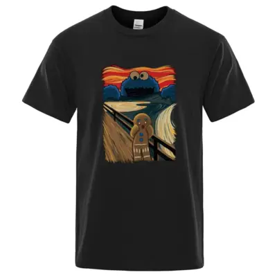 "Letnja pamučna muška majica sa printom"