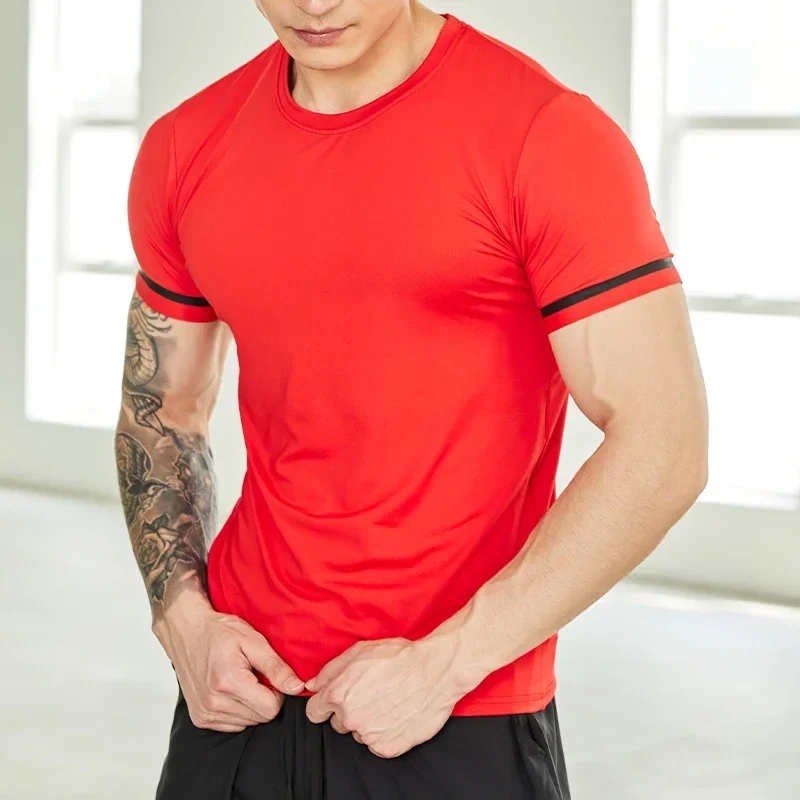 "Letnja muška majica za fitnes sa kratkim rukavima" - Slika 2