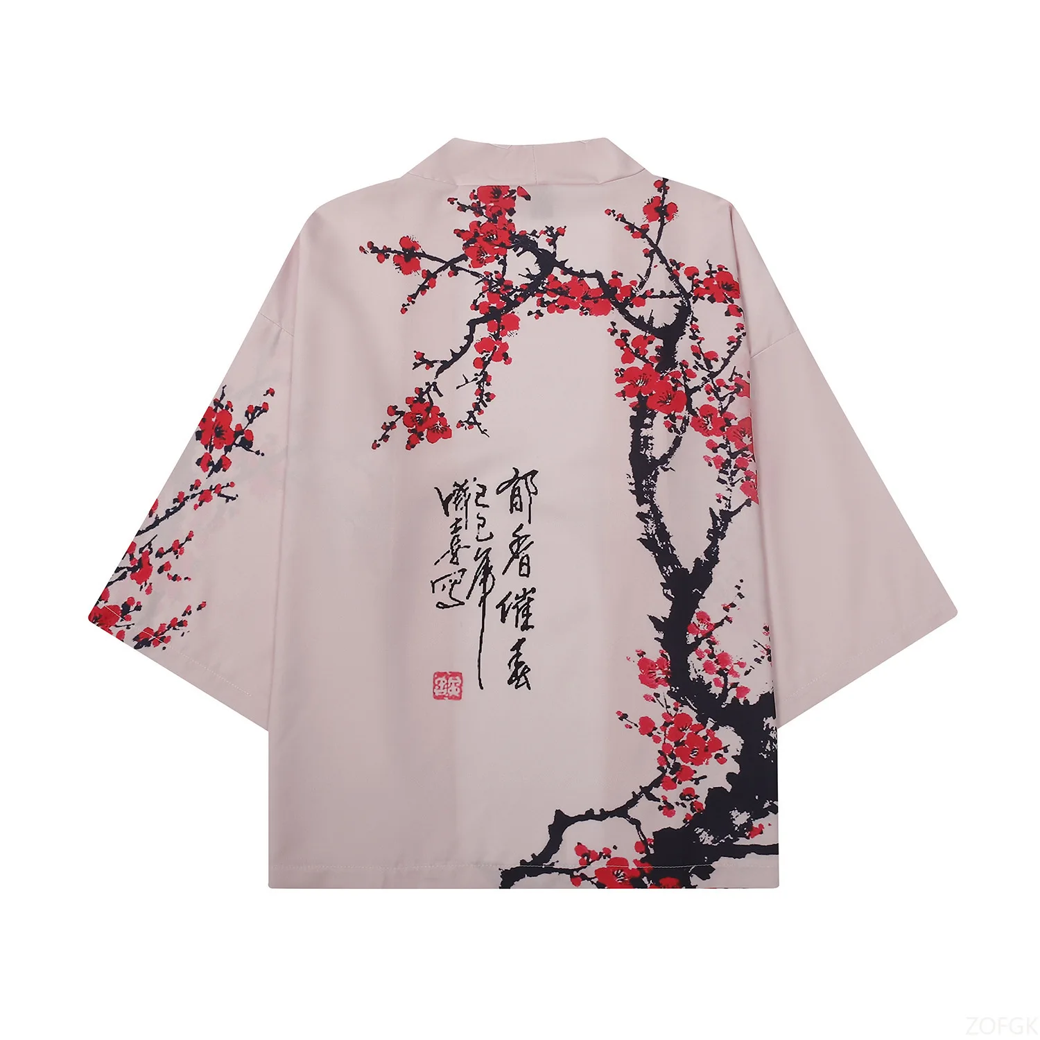 "Letnji Uniseks Kimono sa Cvetnim Printom" - Slika 4