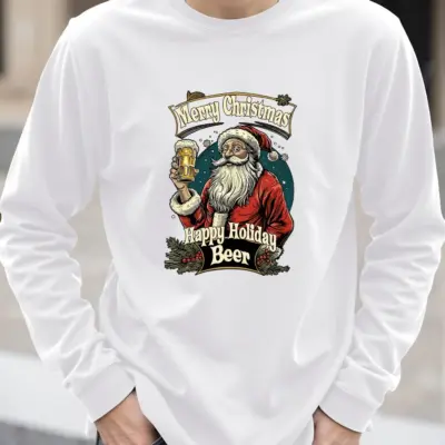 Smislen naslov: "Novogodišnja majica sa Santom i jelkom"