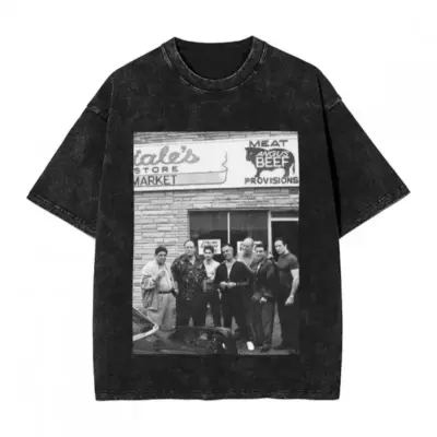 Moderna crna majica za porodicu, unisex, za sve sezone