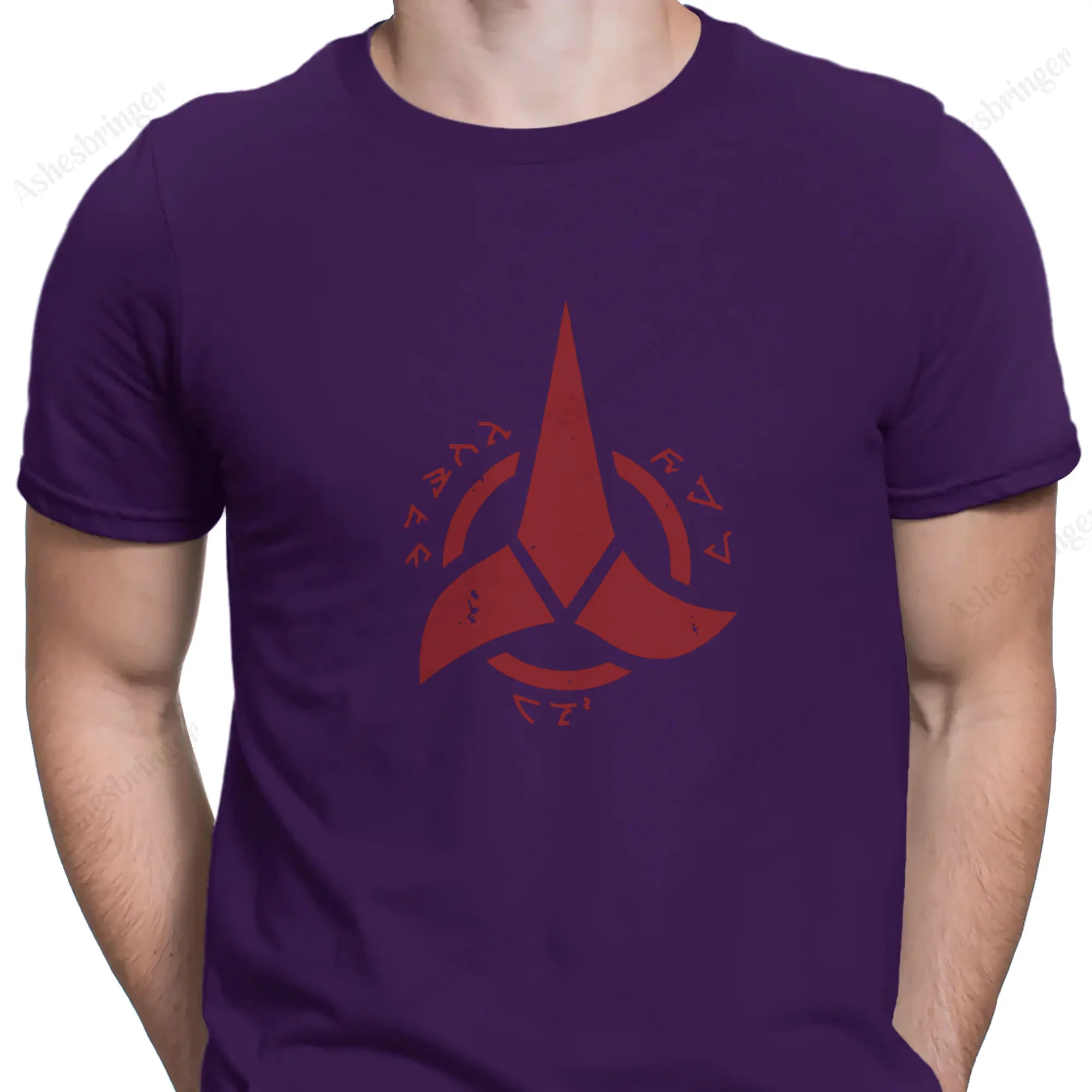Klingon Empire Graphic Tee Men's Casual Top - Slika 4