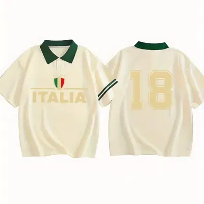 "Muška POLO majica sa 3D digitalnim štampom, udobna i trendi"