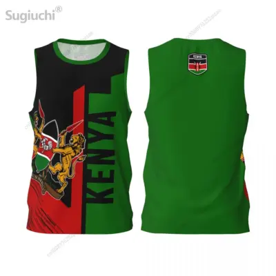 Kenya Flag Sports T-shirt