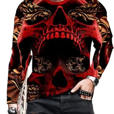 Sportska majica sa dugim rukavima za muškarce - Off-Road motociklistički dres za planinarenje, biciklizam i ribolov u prirodi.