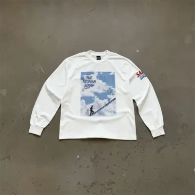 "Street Print Cotton T-Shirt"