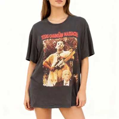 Halloween Chainsaw Massacre Movie t-shirt