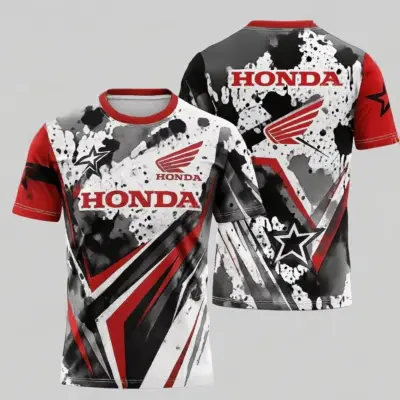 Honda Riding T-shirt Breathable Short Sleeve