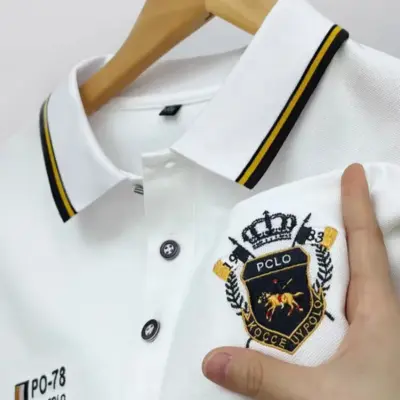 "Polo majica sa dugim rukavima za muškarce sa brendom dizajnera"