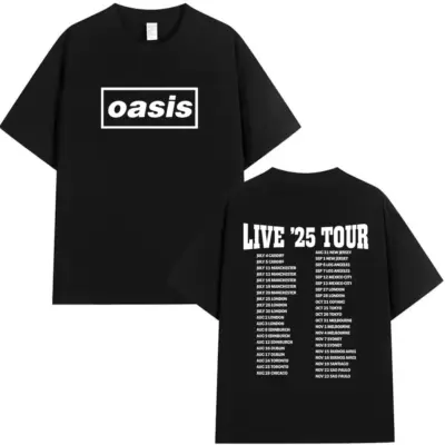 Rock Band Oasis Tour T-Shirt