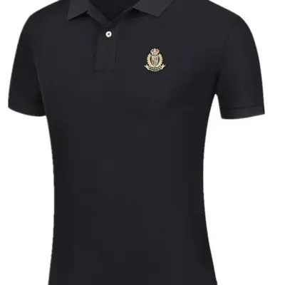 Lagane pamučne ženske polo majice sa kratkim rukavima i vezom broj 3 za proleće/leto.  "Ženske pamučne polo majice sa vezom broj 3"