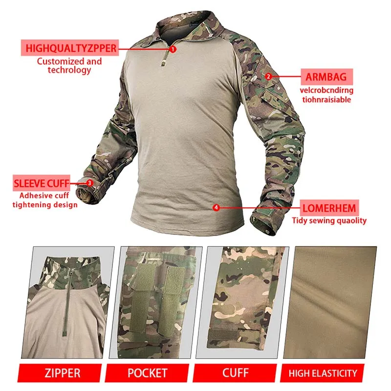 Frog Suit Long Sleeve Camo Shirt - Slika 3