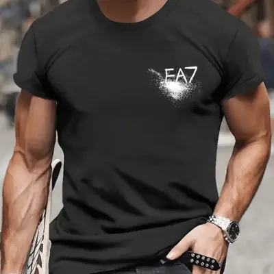 Muška pamučna majica sa sportskim printom, 2021.