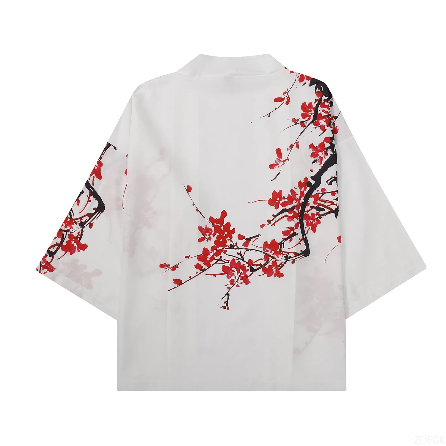 "Letnji Uniseks Kimono sa Cvetnim Printom" - Slika 2