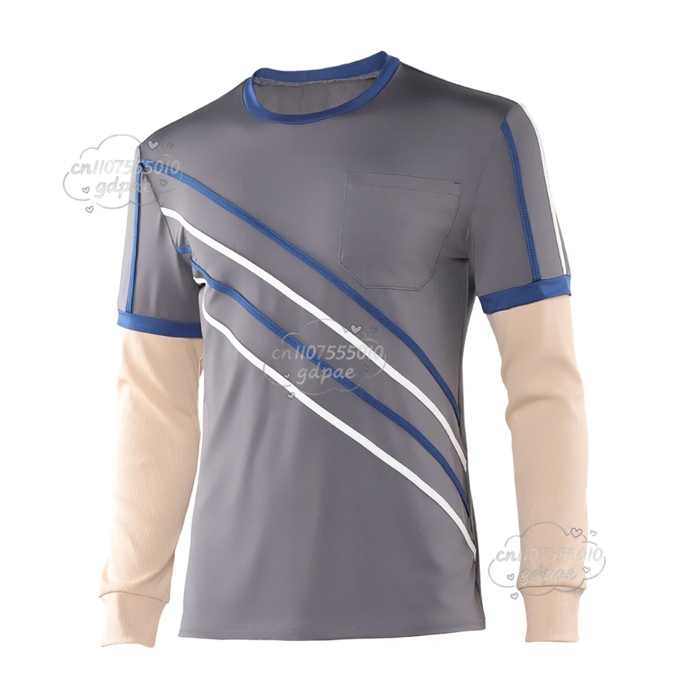 Byers Cosplay Men's Costume - Grey Blue - Slika 3