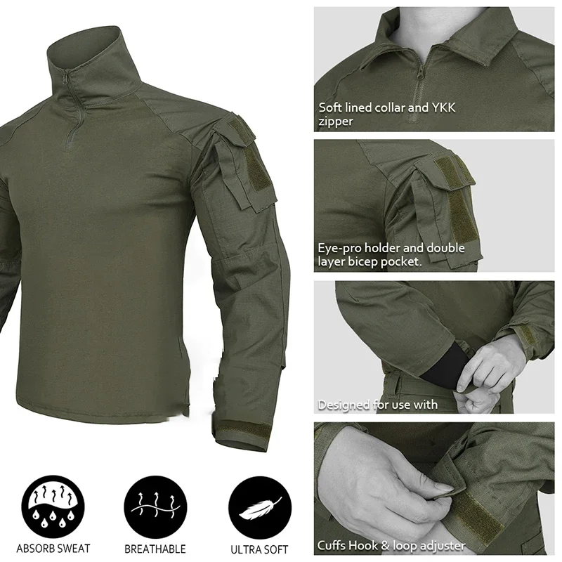 Frog Suit Long Sleeve Camo Shirt - Slika 5
