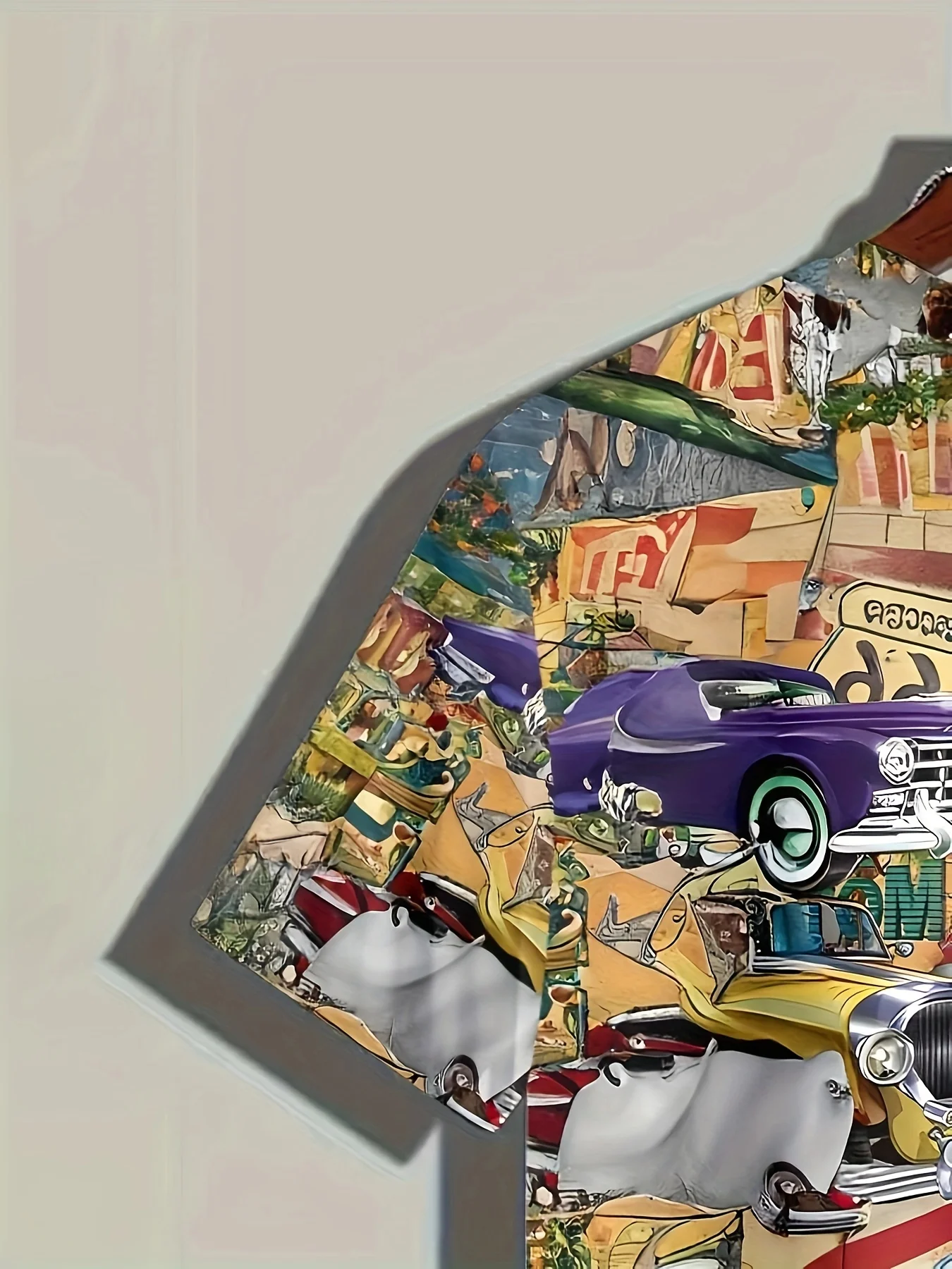 "Moderna muška majica sa 3D printom - Highway 66" - Slika 5
