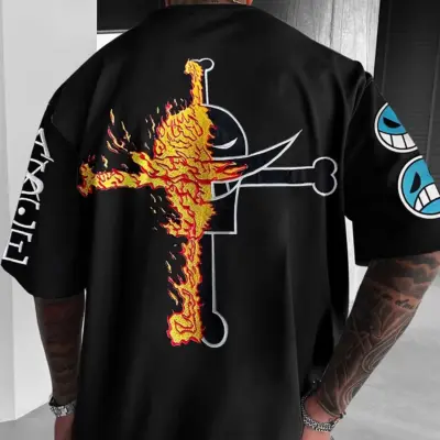 Letnji trendi jednodelni Anime print majica