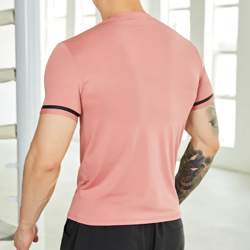 "Letnja muška majica za fitnes sa kratkim rukavima" - Slika 6