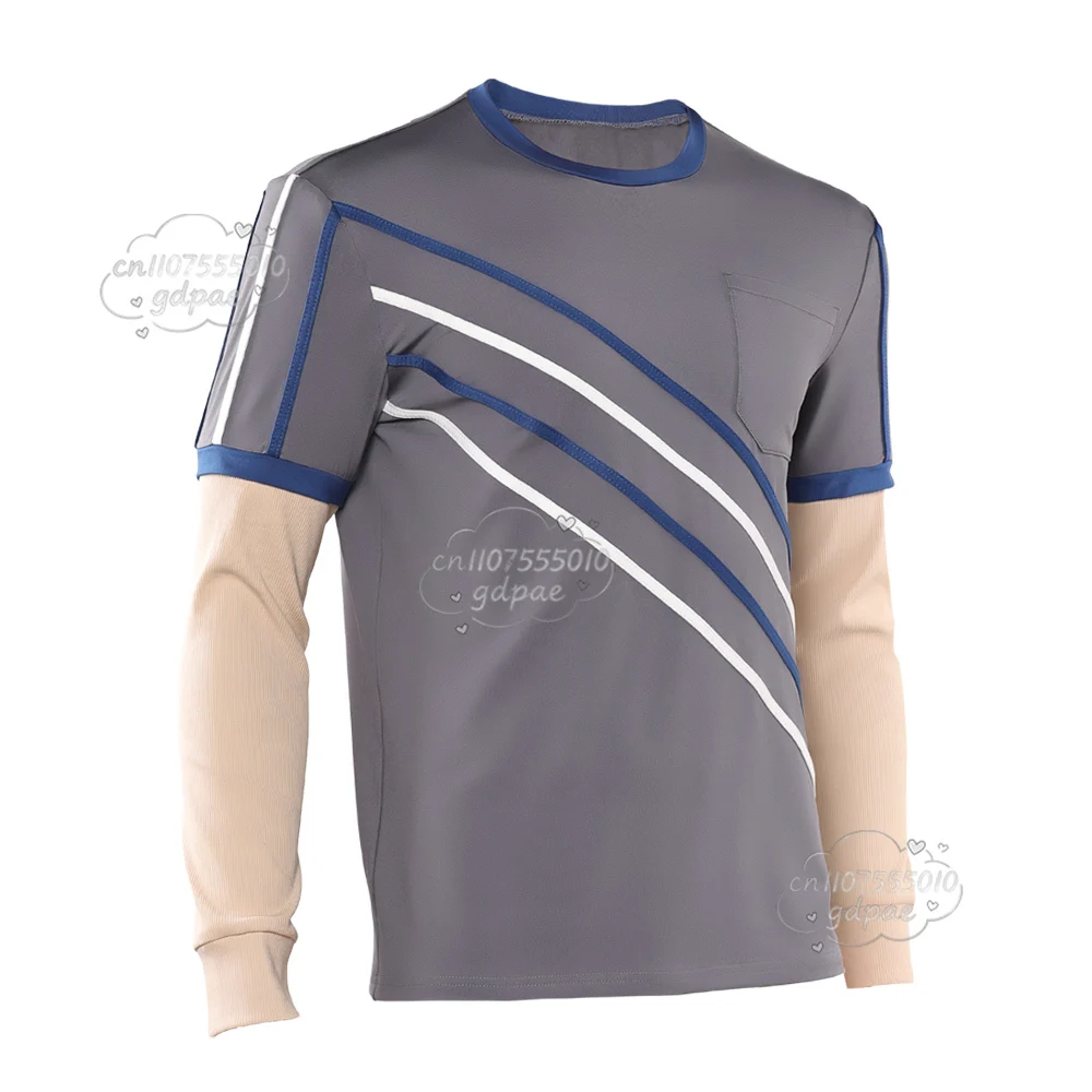 Byers Cosplay Men's Costume - Grey Blue - Slika 4