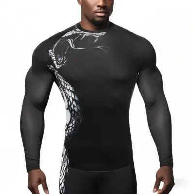 "Muska Kompresiona Majica za Trening"