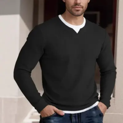 Muška Dvodelna Prsluk Majica Dugih Rukava - Prolećna Vrata