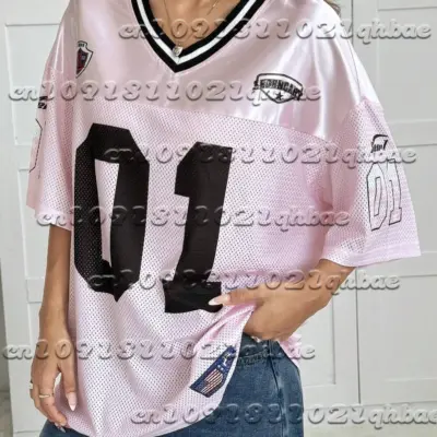 Letnja 3D digitalno štampana ženska majica sa kratkim rukavima za fudbal, lako sušenje, casual stil