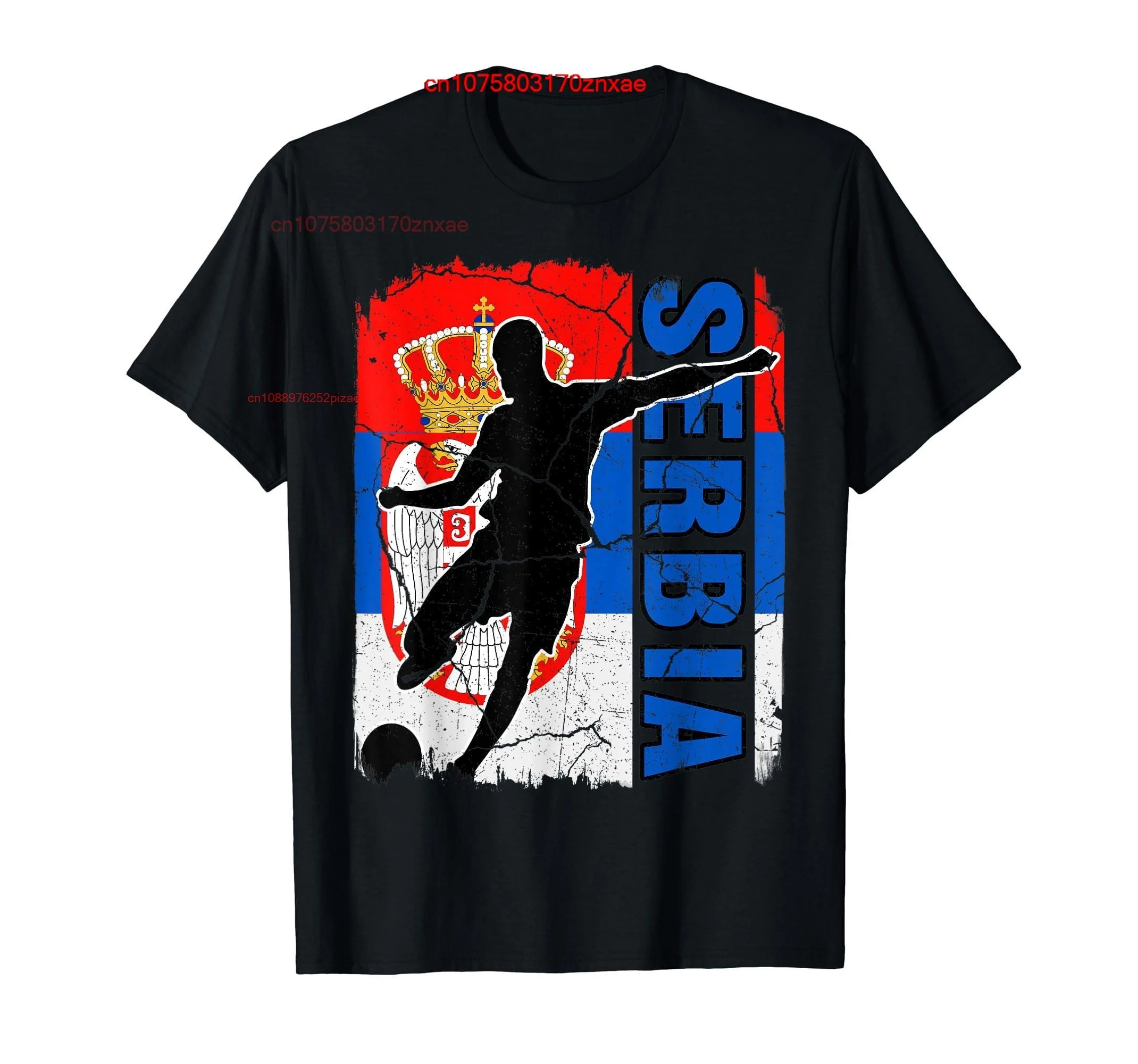 "Serbia Soccer Flag T-Shirt"