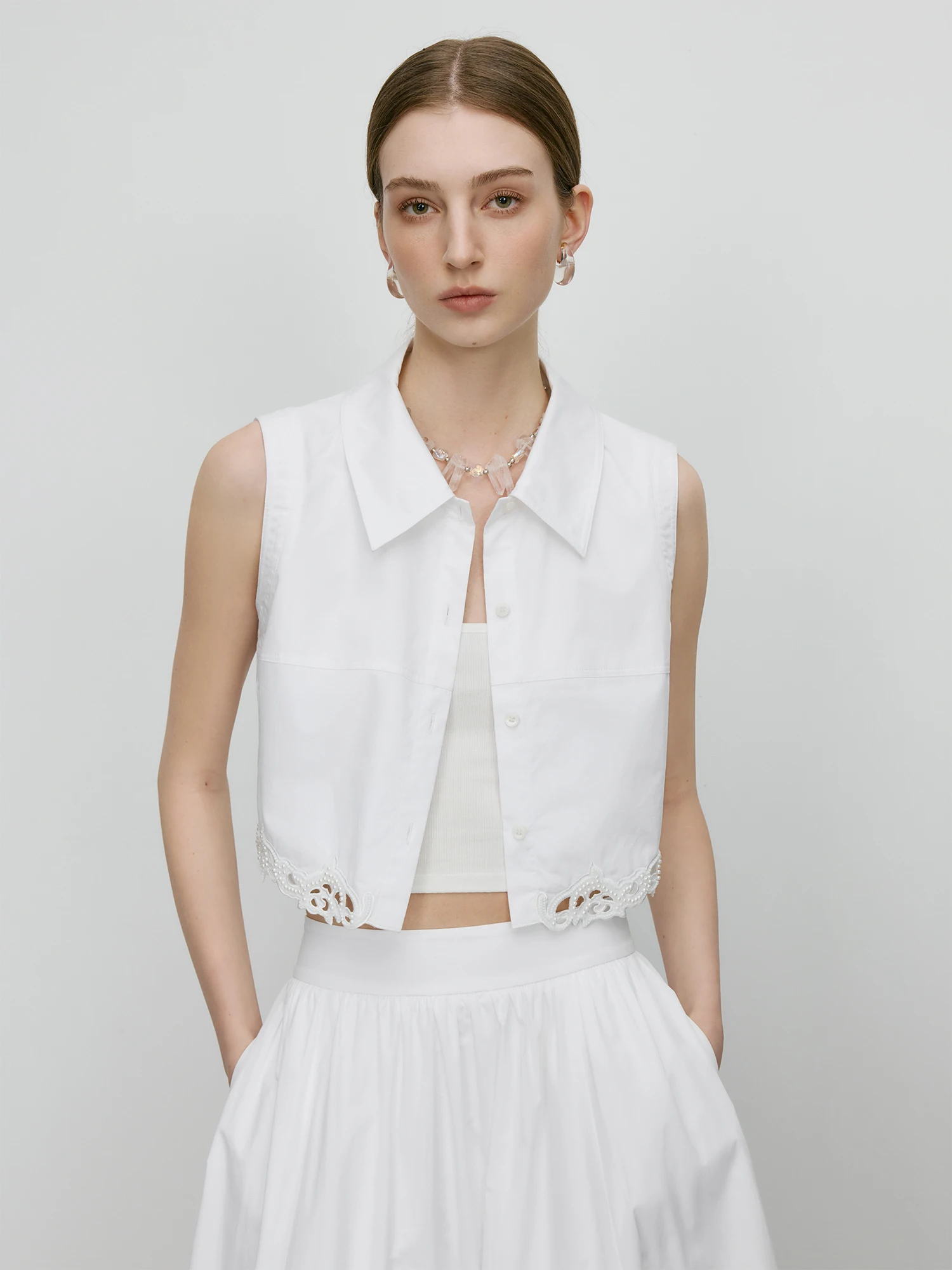 "Ženska košulja s šlepovima od 100% pamuka" - Slika 3