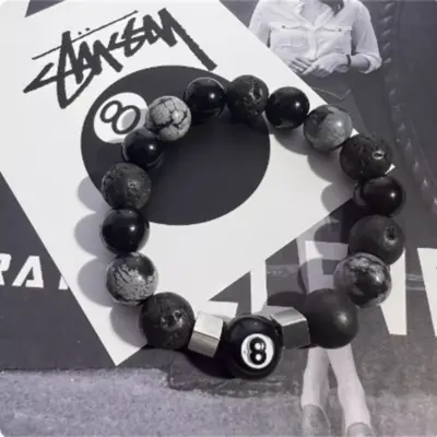 Lucky Cross Beaded Bracelet - Unisex Fashion Accessory