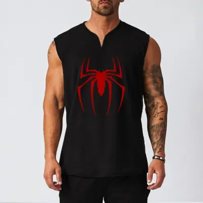 Spider Gym Tank Top Cotton