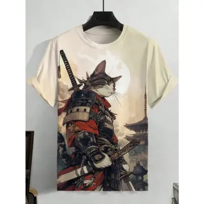 Letnje 3D majice sa šaljivim mačkama za muškarce