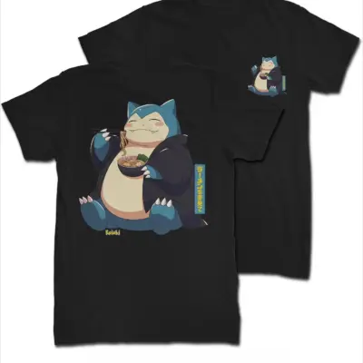 Kawaii Pokemon Cartoon Print T-shirt