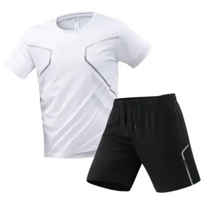 Sport T-shirt Komplet Kratkih Rukava Za Muškarce - Letnji Trening