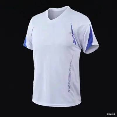 "Muški sportski kompleti za trening sa kratkim rukavima i brzim sušenjem"