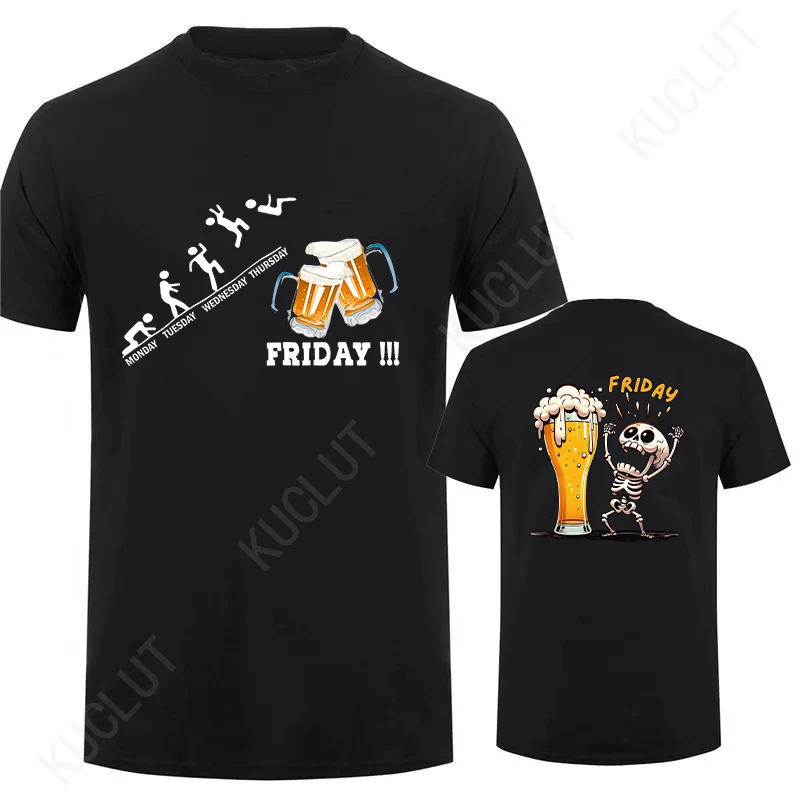 "Vesele Muške Majice - Petak Pivo T-Shirt" - Slika 4