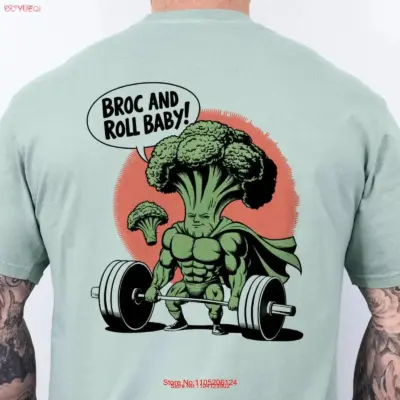 "Bodybuilder Broccoli T-Shirt for Gym"