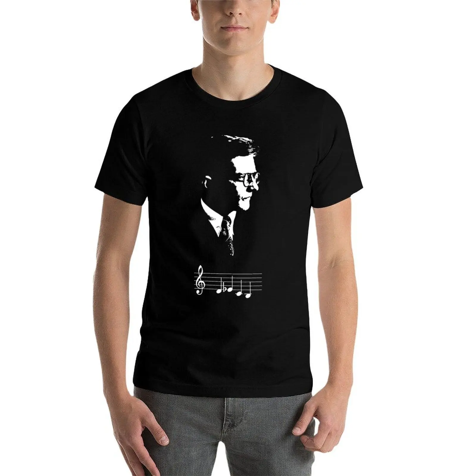 Shostakovich Music Notes T-Shirt - Slika 4