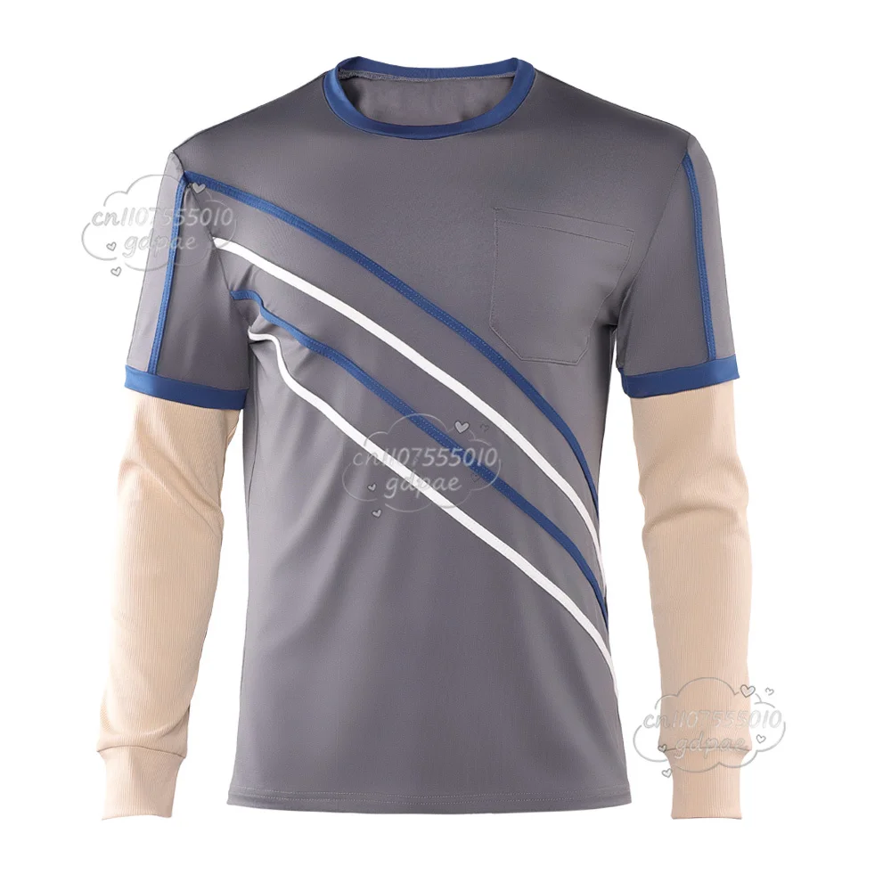 Byers Cosplay Men's Costume - Grey Blue - Slika 2