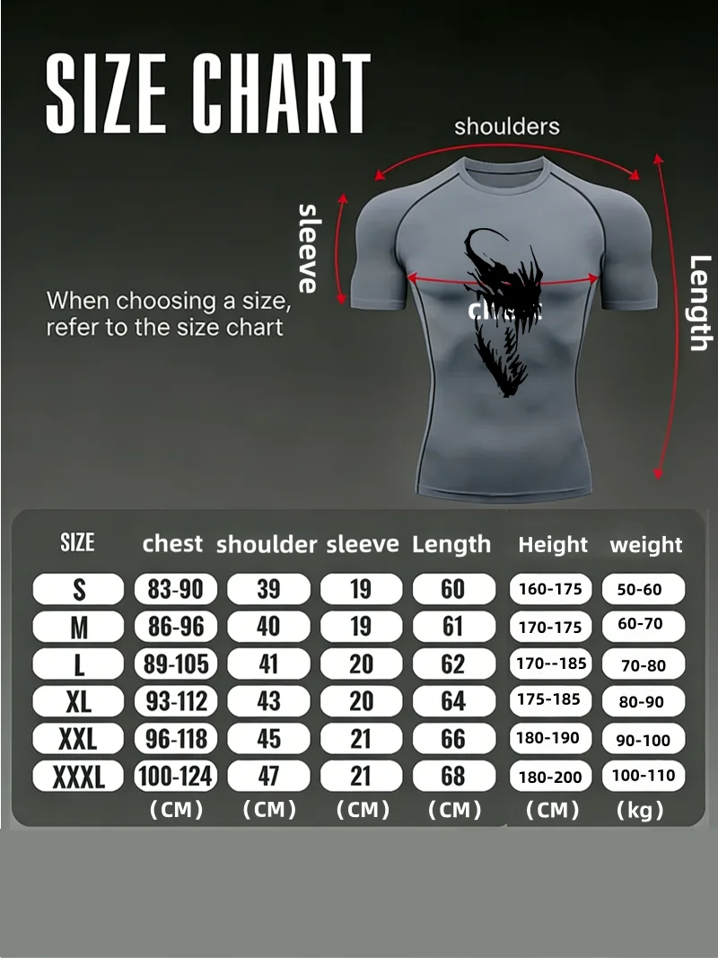 Sportski kompresioni rashguard za muškarce - Venom Pattern 2021. - Slika 6