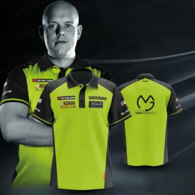 Mighty Mike Green Darts Polo Shirt