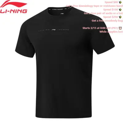 -3  "Fitnes majica LiNing za trening muškaraca"