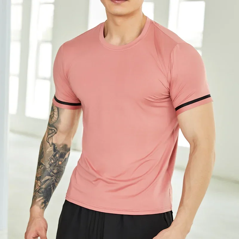 "Letnja muška majica za fitnes sa kratkim rukavima" - Slika 5