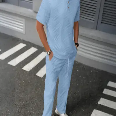 Muški letnji komplet majica i pantalona - Amazon Moda za prekograničnu dostavu