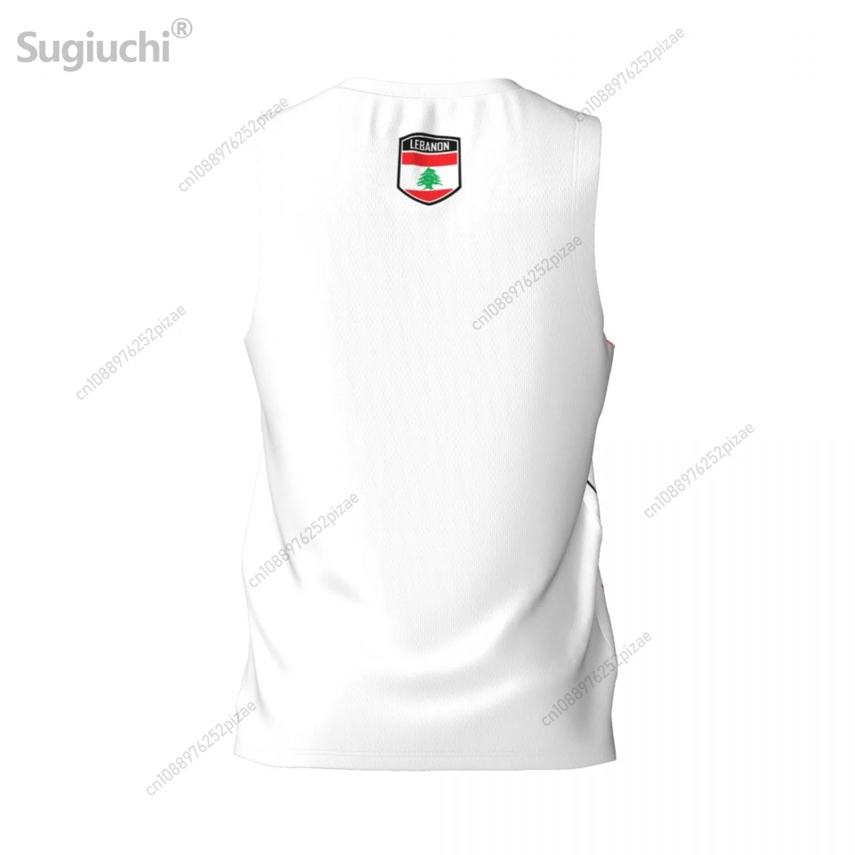 Lebanon Flag Sports T-shirt - Slika 3