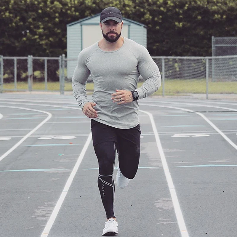 "Muška kompresiona majica za fitnes i trčanje" - Slika 4