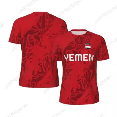 "Yemen Flag Mesh Sports T-shirt"